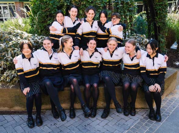 Ravenswood School for Girls - a group of boarders